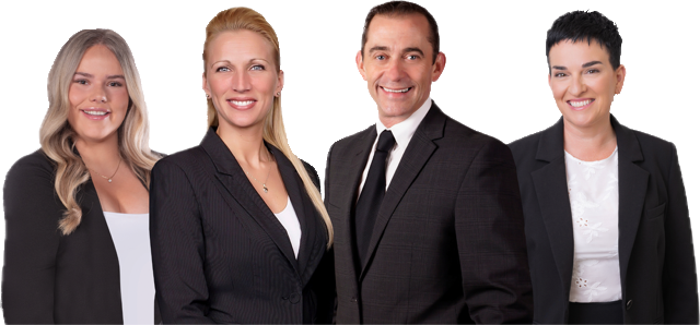 Photo des quatres membres de l'équipe